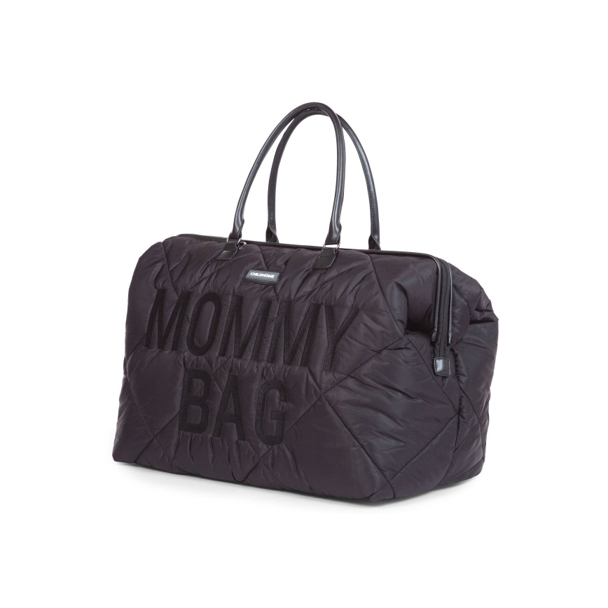Childhome - Wickeltasche MOMMY BAG PUFFERED schwarz