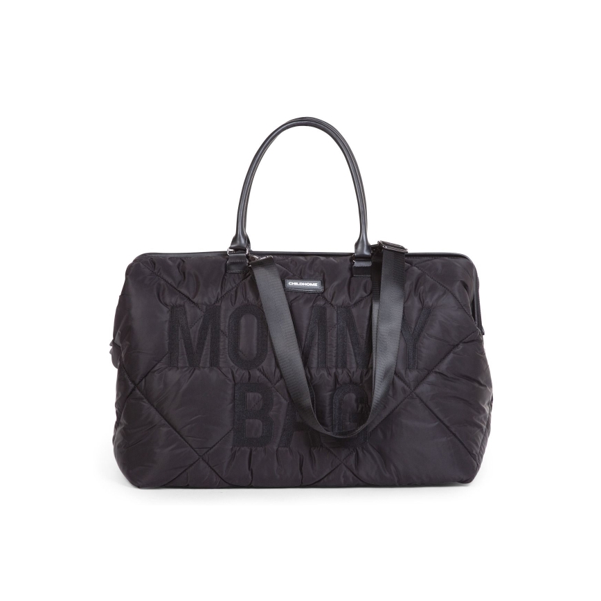 Childhome - Wickeltasche MOMMY BAG PUFFERED schwarz