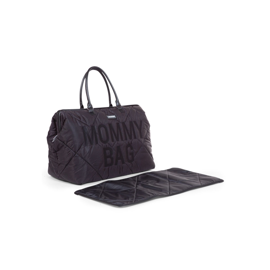 Childhome - Wickeltasche MOMMY BAG PUFFERED schwarz