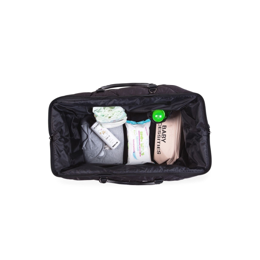 Childhome - Wickeltasche MOMMY BAG PUFFERED schwarz