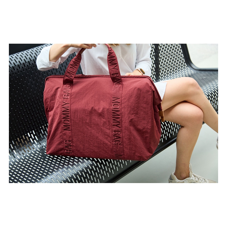 Childhome - Wickeltasche MOMMY BAG rot