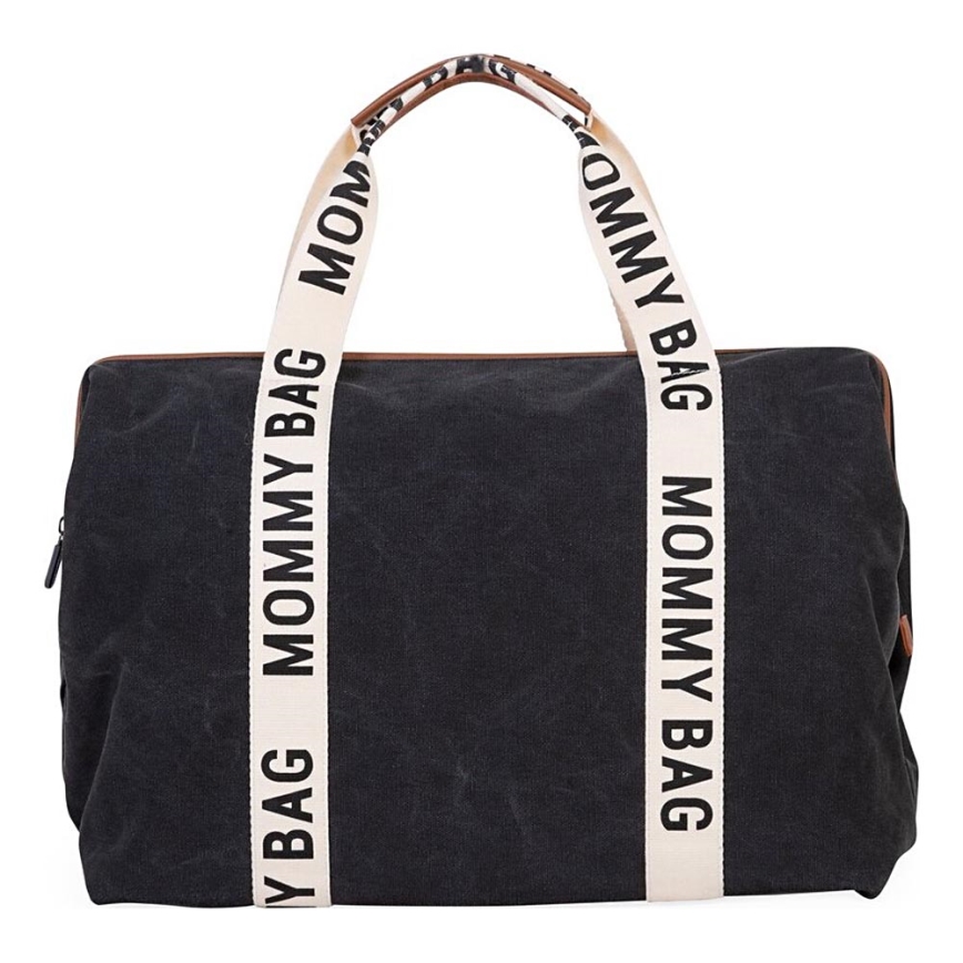 Childhome - Wickeltasche MOMMY BAG schwarz