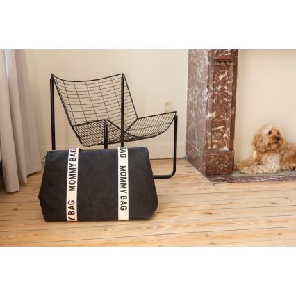 Childhome - Wickeltasche MOMMY BAG schwarz