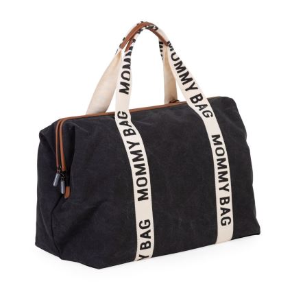 Childhome - Wickeltasche MOMMY BAG schwarz