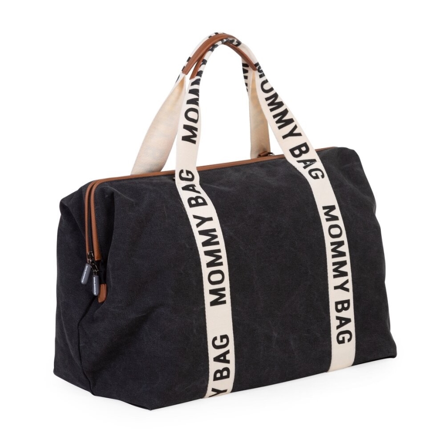 Childhome - Wickeltasche MOMMY BAG schwarz