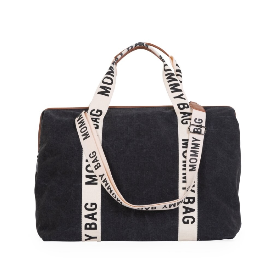Childhome - Wickeltasche MOMMY BAG schwarz