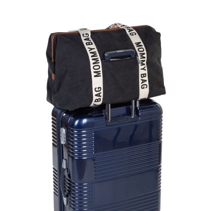 Childhome - Wickeltasche MOMMY BAG schwarz