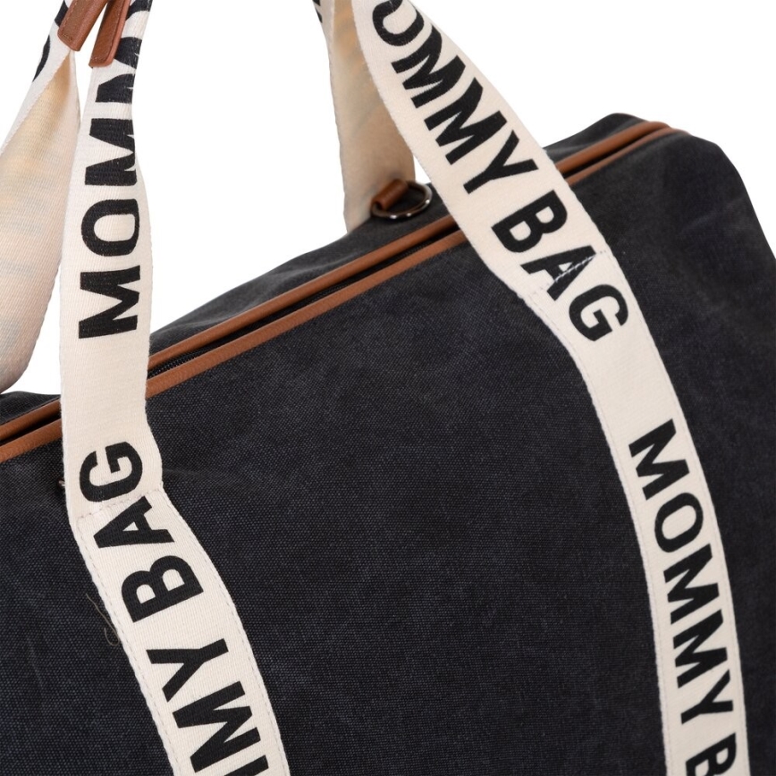 Childhome - Wickeltasche MOMMY BAG schwarz