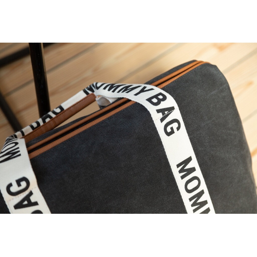 Childhome - Wickeltasche MOMMY BAG schwarz