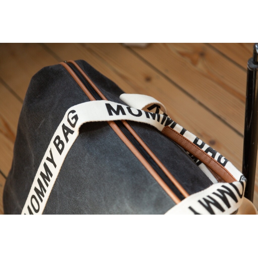 Childhome - Wickeltasche MOMMY BAG schwarz