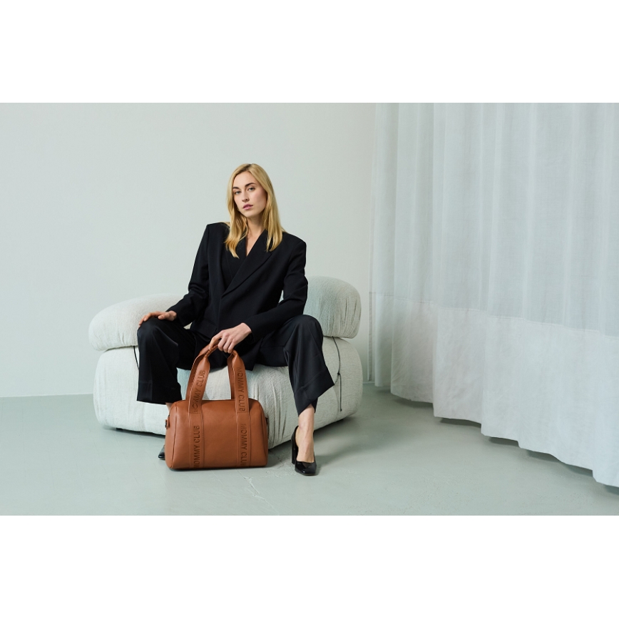 Childhome - Wickeltasche MOMMY CLUB braun