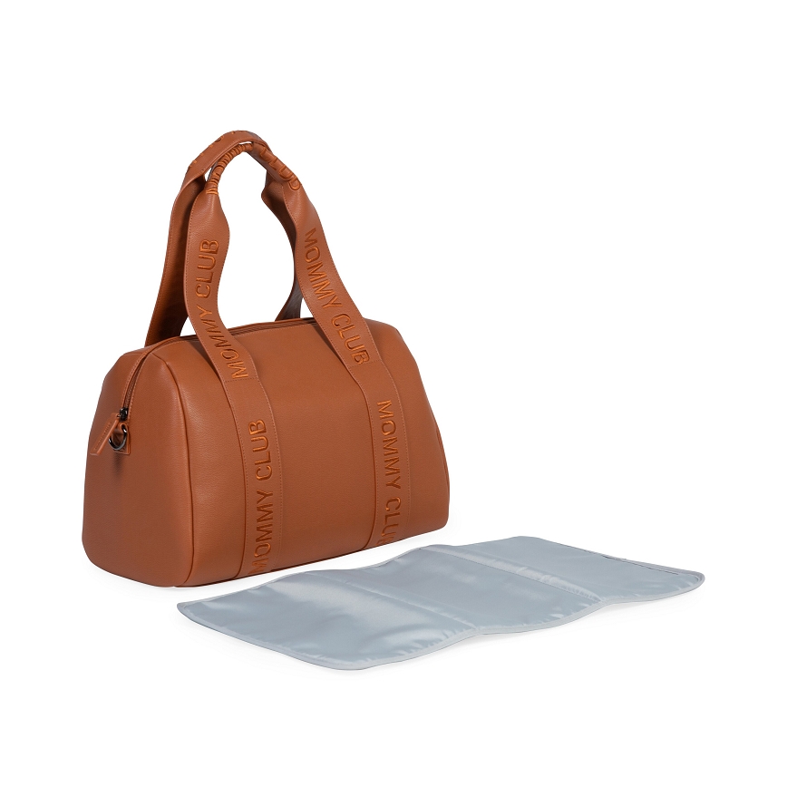 Childhome - Wickeltasche MOMMY CLUB braun