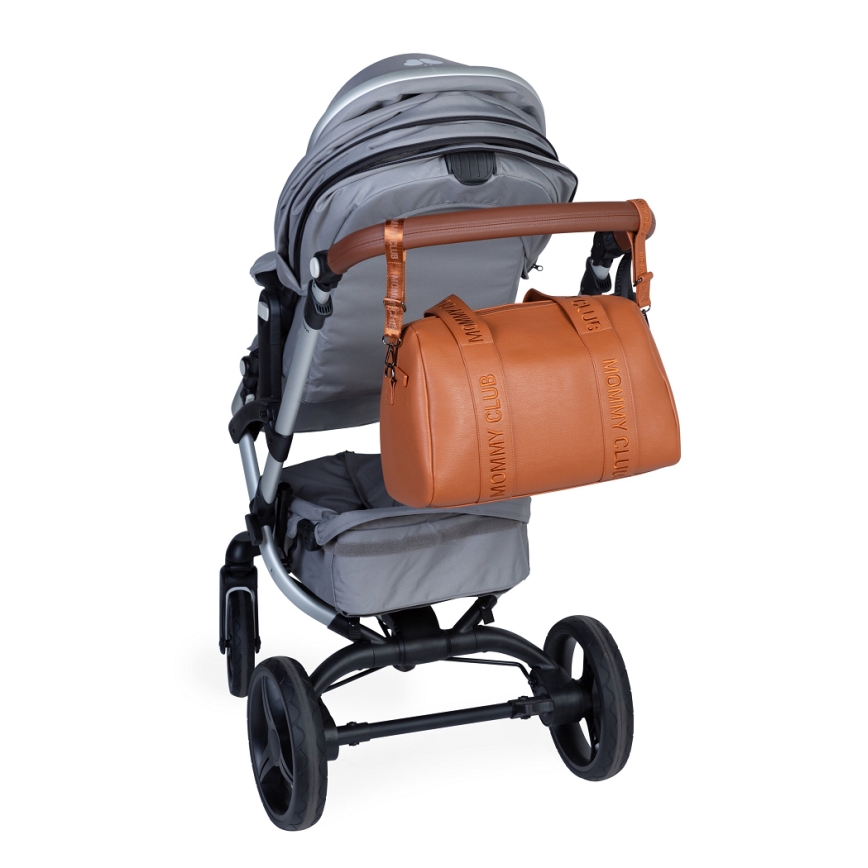 Childhome - Wickeltasche MOMMY CLUB braun