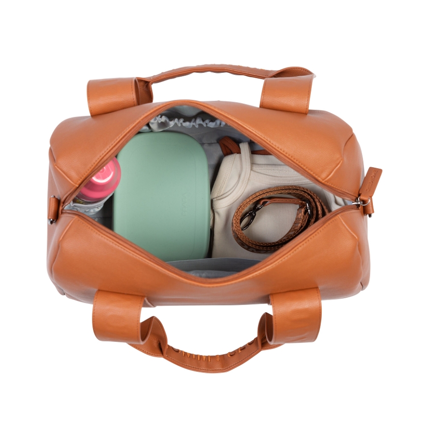 Childhome - Wickeltasche MOMMY CLUB braun