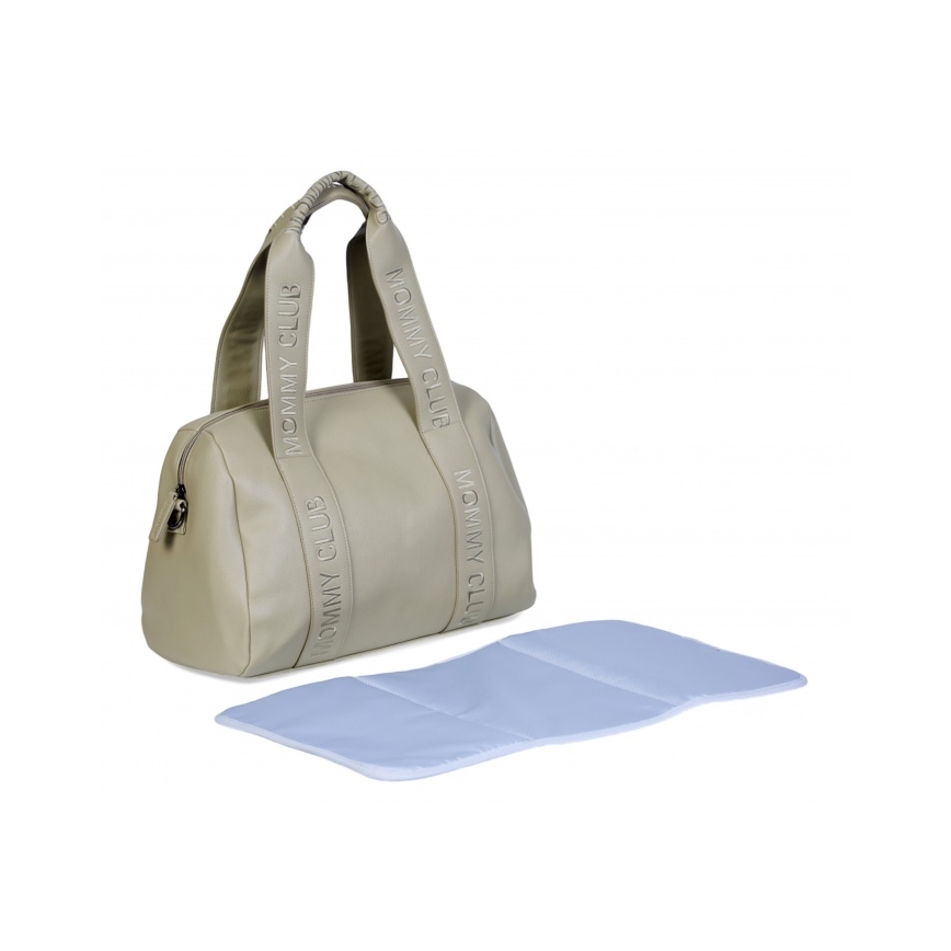 Childhome - Wickeltasche MOMMY CLUB LEATHER beige