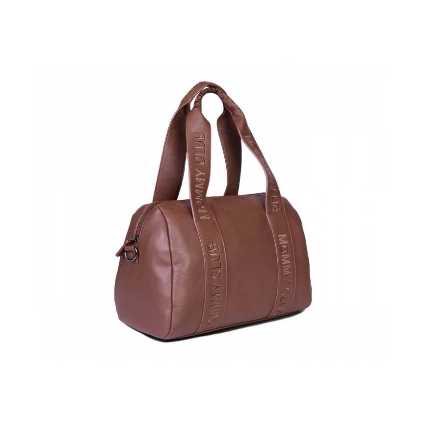 Childhome - Wickeltasche MOMMY CLUB LEATHER braun