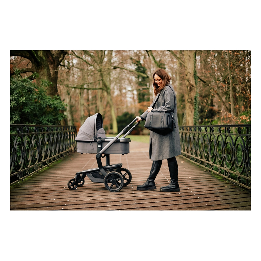Childhome - Wickeltasche MOMMY CLUB schwarz