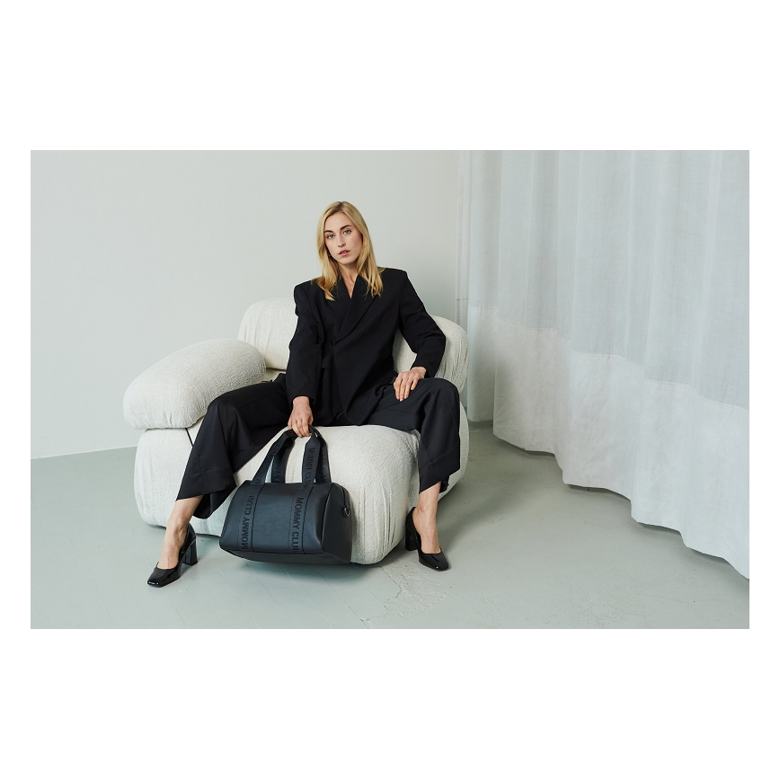 Childhome - Wickeltasche MOMMY CLUB schwarz