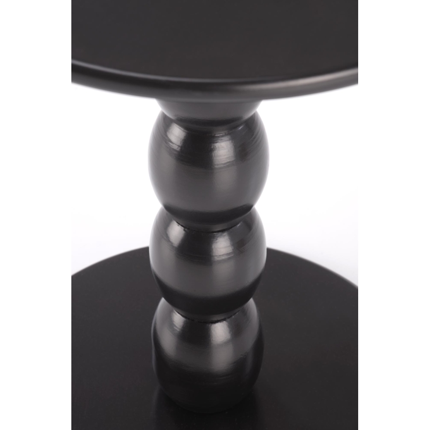 CIRILA Beistelltisch Ø 40 cm, schwarz