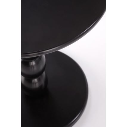 CIRILA Beistelltisch Ø 40 cm, schwarz