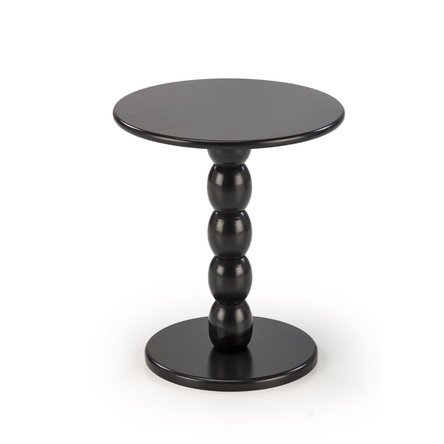 CIRILA Beistelltisch Ø 40 cm, schwarz