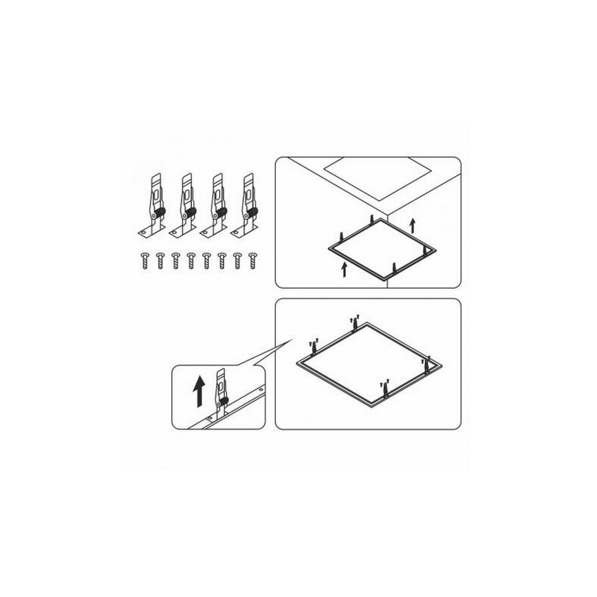 Clips für LED Platten