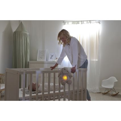 Cloud B - Kuscheltier mit Melodie und Licht Hase + USB