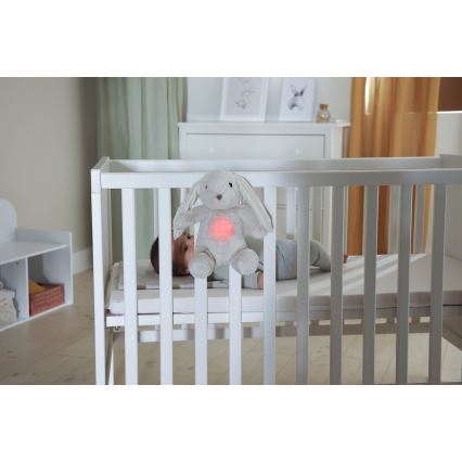 Cloud B - Kuscheltier mit Melodie und Licht Hase + USB