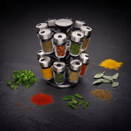 Cole&Mason - Drehbarer Gewürzständer MASTER 17-teilig