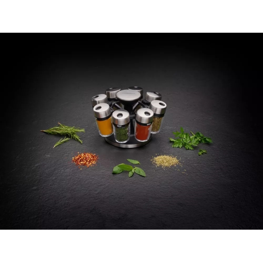Cole&Mason - Drehbarer Gewürzständer MASTER 9-teilig