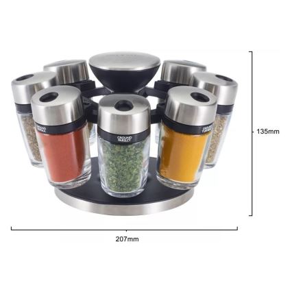 Cole&Mason - Drehbarer Gewürzständer MASTER 9-teilig