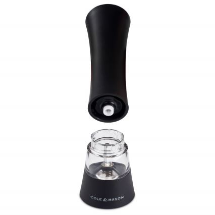 Cole&Mason - Elektrische Mühle für Salz oder Pfeffer BURFORD 4xAAA 18 cm schwarz