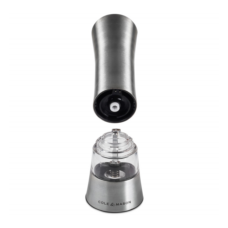 Cole&Mason - Elektrische Mühle für Salz oder Pfeffer WITNEY CLASSIC 6xAAA 20,6 cm