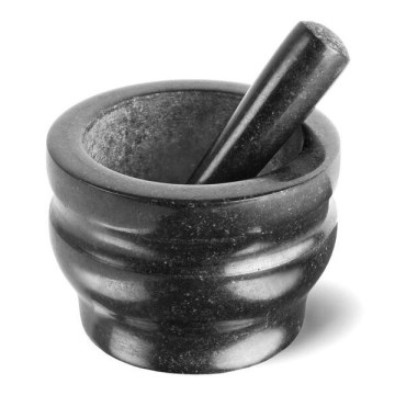 Cole&Mason - Granitmörser mit Stößel GRANITE d 14 cm Granit/schwarz