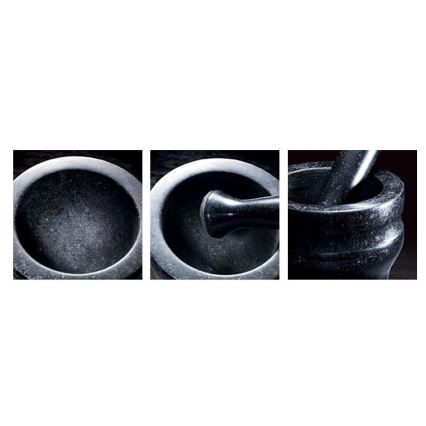 Cole&Mason - Granitmörser mit Stößel GRANITE d 18 cm Granit/schwarz