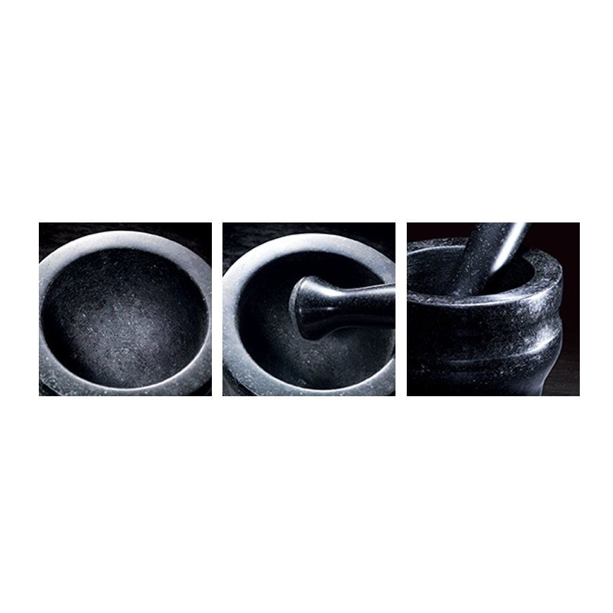 Cole&Mason - Granitmörser mit Stößel GRANITE d 18 cm Granit/schwarz