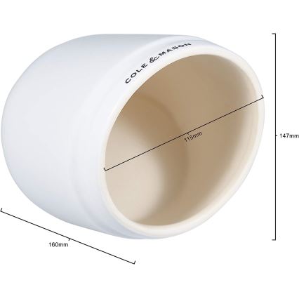 Cole&Mason - Keramischer Salzbehälter WHITMORE