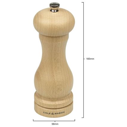 Cole&Mason - Pfeffermühle CAPSTAN BEECH Buche 16,5 cm