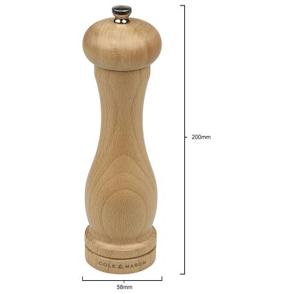 Cole&Mason - Pfeffermühle CAPSTAN BEECH Buche 20 cm