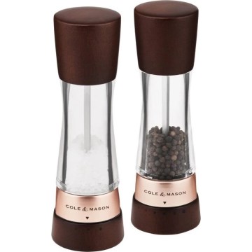 Cole&Mason - Salz- und Pfeffermühlen-Set DERWENT 2 Stk. 19 cm Buche/braun