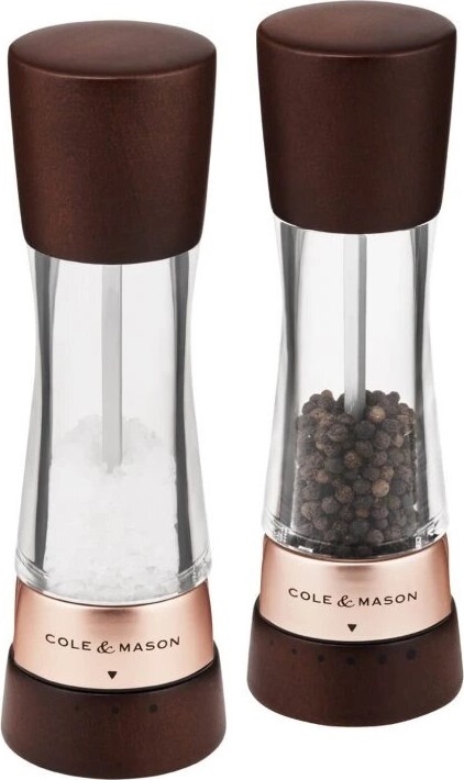 Cole&Mason - Salz- und Pfeffermühlen-Set DERWENT 2 Stk. 19 cm Buche/braun