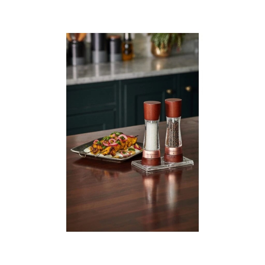 Cole&Mason - Salz- und Pfeffermühlen-Set DERWENT 2 Stk. 19 cm Buche/braun