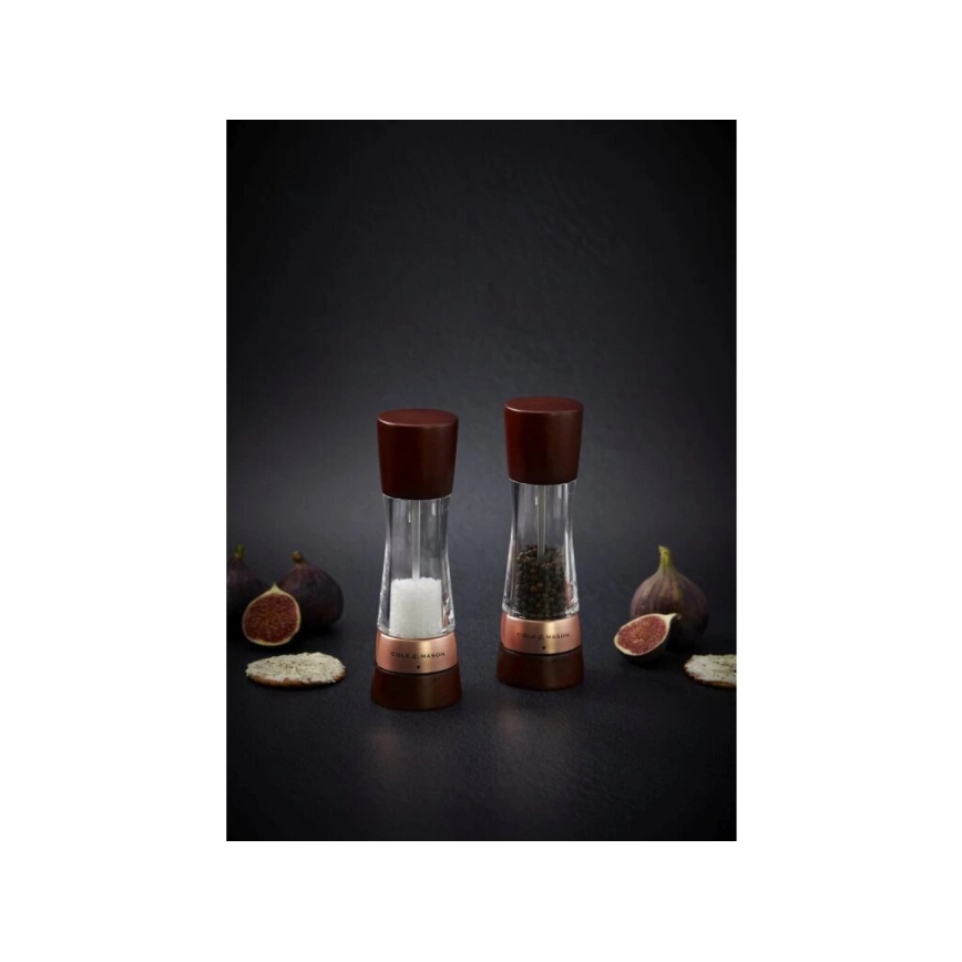 Cole&Mason - Salz- und Pfeffermühlen-Set DERWENT 2 Stk. 19 cm Buche/braun