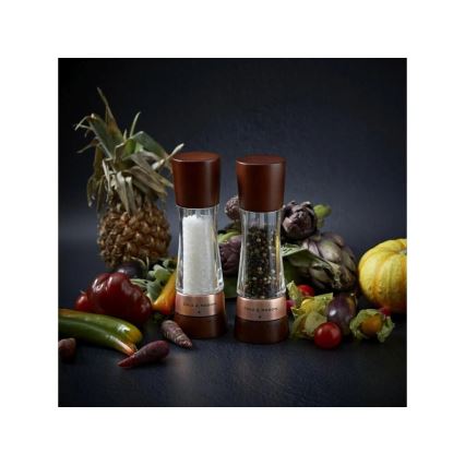 Cole&Mason - Salz- und Pfeffermühlen-Set DERWENT 2 Stk. 19 cm Buche/braun