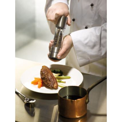 Cole&Mason - Salz- und Pfeffermühlen-Set DERWENT, 2 Stück, 19 cm, glänzender Chrom