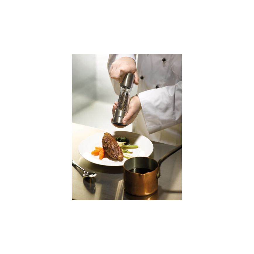 Cole&Mason - Salz- und Pfeffermühlen-Set DERWENT, 2 Stück, 19 cm, glänzender Chrom