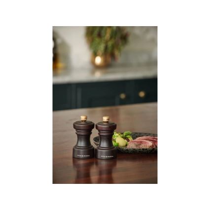 Cole&Mason - Salz- und Pfeffermühlen-Set HOXTON 2 Stk. 10,4 cm Buche/braun