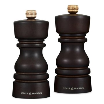 Cole&Mason - Salz- und Pfeffermühlen-Set LONDON 2 Stk. 13 cm Buche/braun