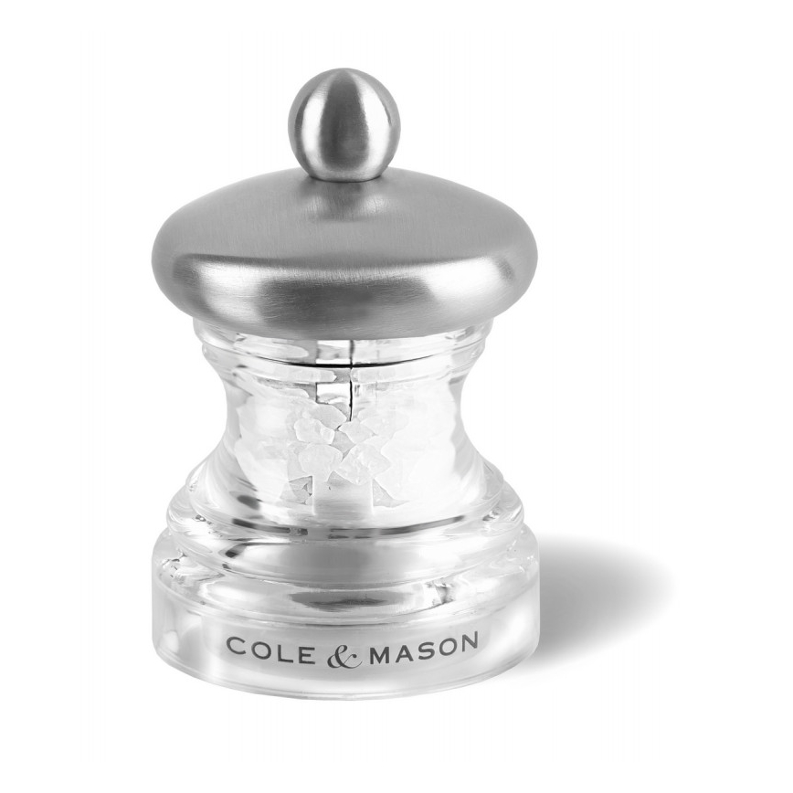 Cole&Mason - Salz- und Pfeffermühlenset BUTTON 2 Stück 6,5 cm