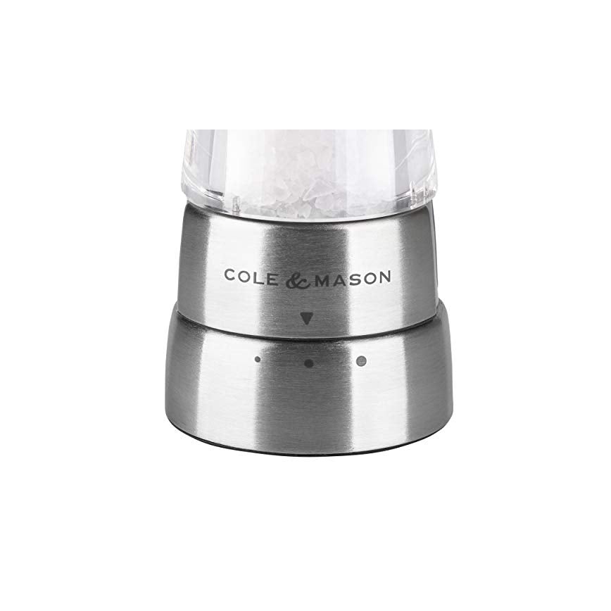 Cole&Mason - Salz- und Pfeffermühlenset DERWENT 2 Stück 19 cm Chrom glänzend